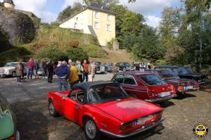 Parkplatz am Schloss Homburg  - Herbstausfahrt 2024 (29.9..2024)